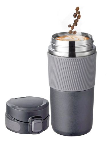 Vaso Mug Para Cafe Jarro Térmico Acero Inoxidable Antiderram