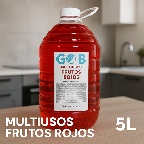 Limpiador Líquido Multiusos Frutos Rojos - 5 Litros