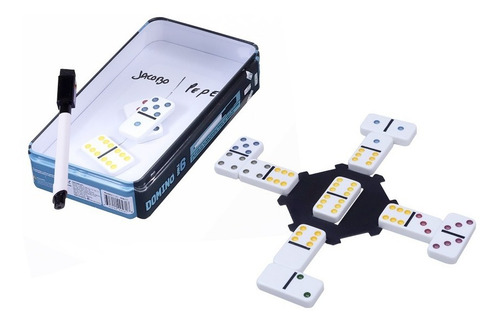 Juego De Mesa Domino Doble 6 Con 28 Fichas Jumbo Novelty
