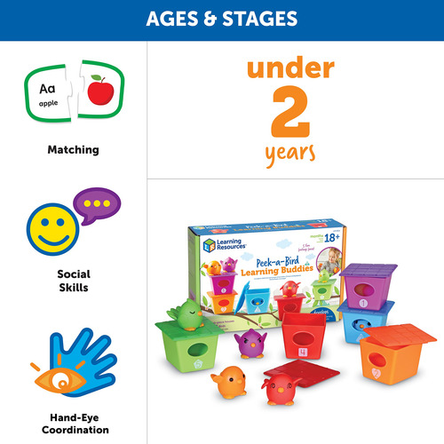 Recursos De Aprendizaje De Juguetes Peek-a-bird Learning Bud