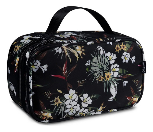 Estuche De Maquillaje Para Viaje Con Doble Cremallera Imperm