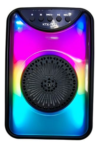 Parlante Ktx-1433 Bluetooth / Inalambrico Compacto Con Luces