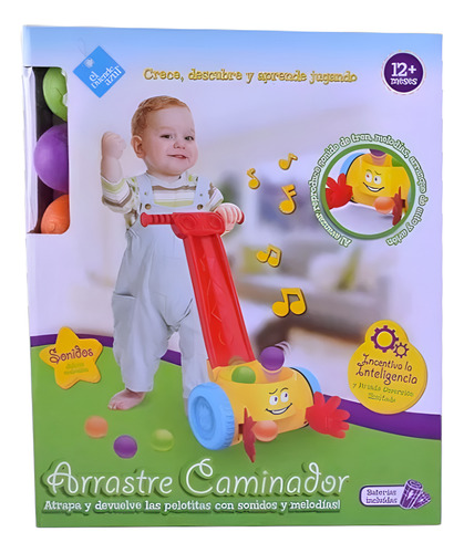 Juego De Arrastre Caminador Con Bolitas El Duende Azul 7437