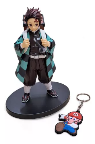 Boneco Action Figure Tanjiro Demon Slayer Bandai + Chaveiro