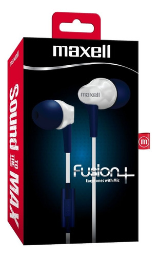 Audifonos Fus-9 Fusion Maxell Azul-blanco