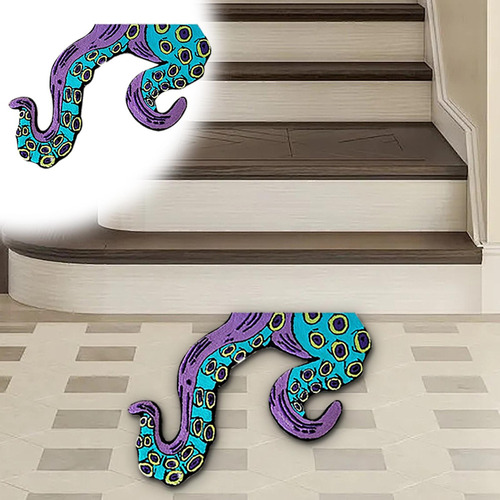W Alfombra Decorativa Con Forma De Tentáculos Para El