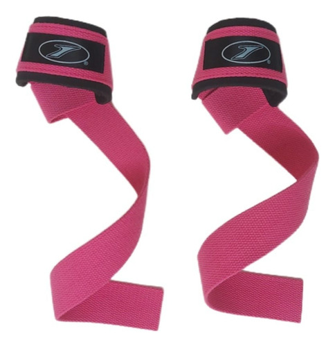 Straps Lifting Gym Correas Pesas Fitness Crossfit Muñequeras Color Rosa