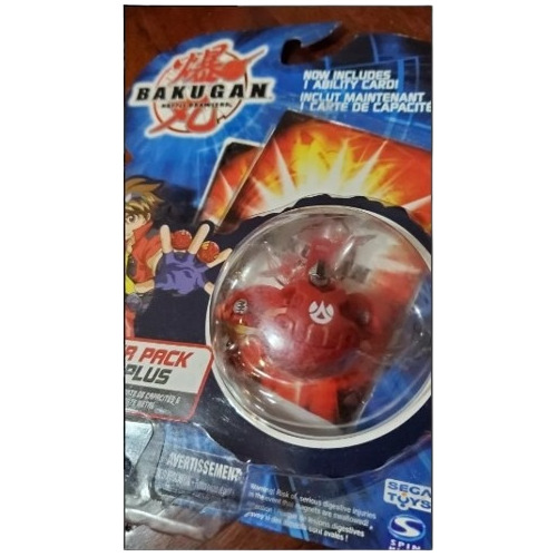 Bakugan Siege Pyrus + Carta Nuevo En Blister Coleccionista