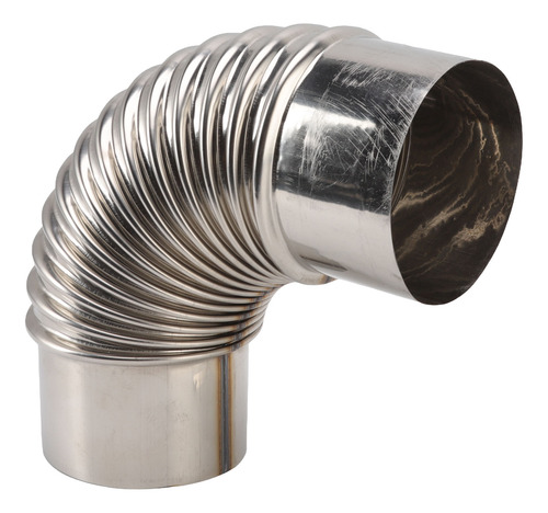 Tubo De Acero Inoxidable Con Forma De Codo Para Chimenea, 90