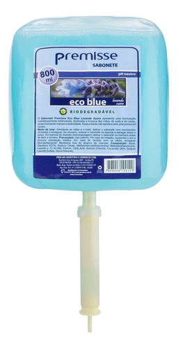 Refil Sabonete Líquido Eco Blue 800ml