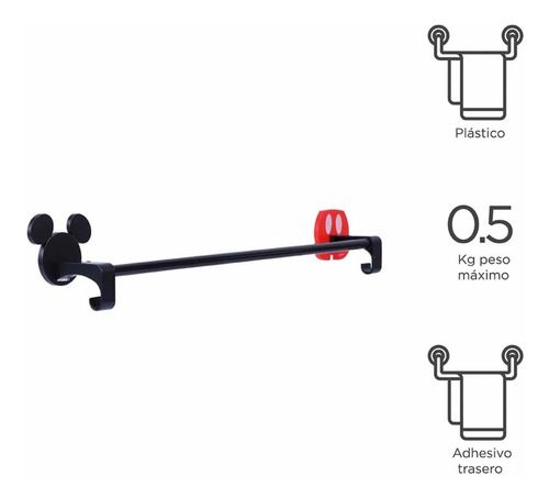 Porta Toalla De Baño Mickey Mouse
