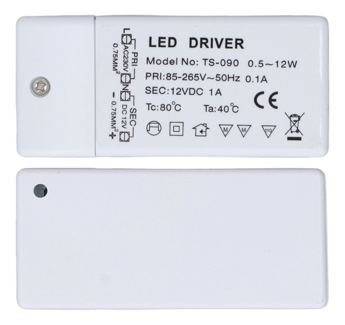 Driver De Fonte De Transformador De Energia Led Ip67 À Prova
