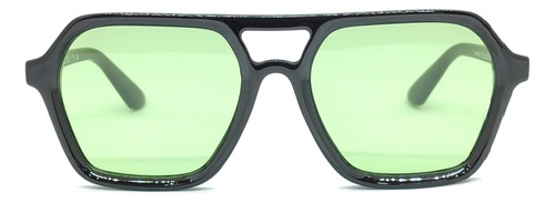 Anteojo De Sol Orbital Le Mans Negro Brillo Verde Ocean Verde Negro Brillo Negro Brillo
