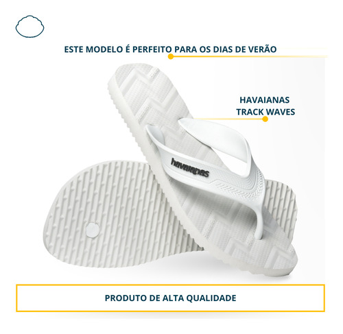 Chinelo Havaianas Legítima Conforto Sandália Track Waves