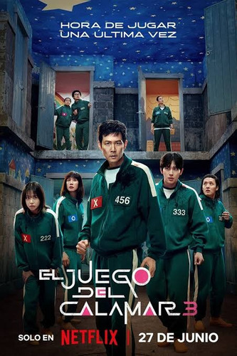 Juego Del Calamar Temporada 3 Español Latino Dvd (Usado)