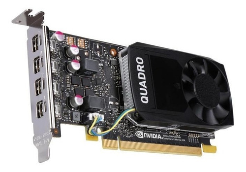 Tarjeta De Video Nvidia Quadro Pny Vcqp1000 4gb Ddr5 128 Bit