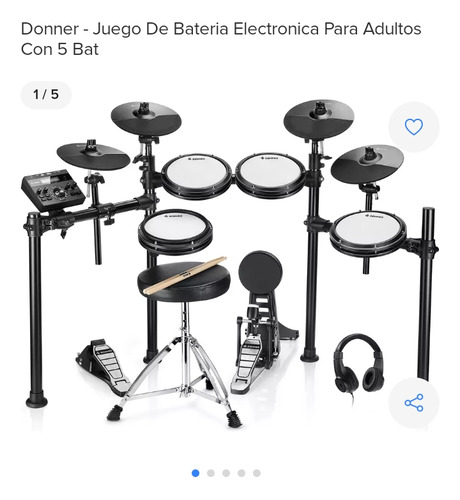 Batería Electrónica Marca Donner En Perfecto Estado