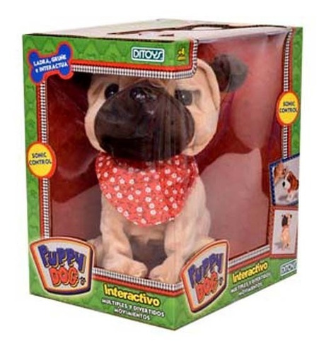 Imagen 1 de 1 de Perro Mascota Puppy Dog Interactivo Ladra Gruñe Orig Ditoys