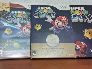 Super Mario Galaxy Wii Con Moneda Conmemorativa