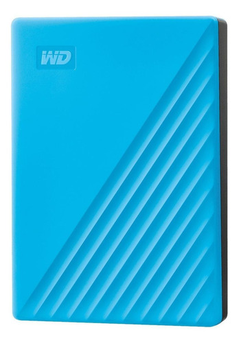 Imagen 1 de 3 de Disco duro externo Western Digital My Passport WDBPKJ0040 4TB azul