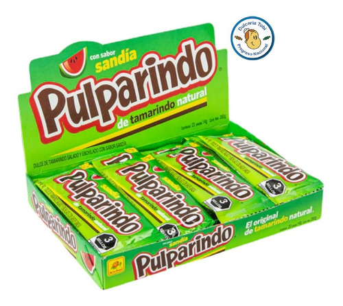 De La Rosa Pulparindo Sandía Con Tamarindo 280g 20 u
