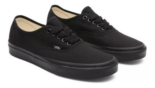 Tenis Vans Authentic Clasico Negro Lona Unisex Casuales Orig