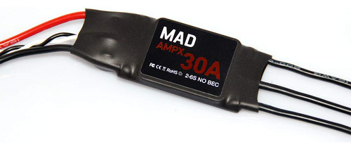 Ampx 30a Esc (2-6s) Mad Components 0.78 Oz Drone Motor Cont.