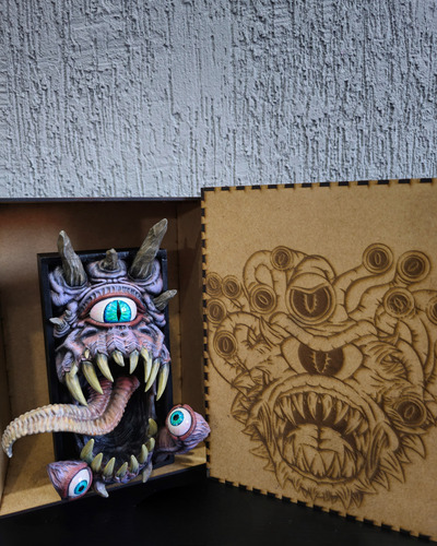Book Nook - Beholder - Rpg - Aparador De Livros. Preto