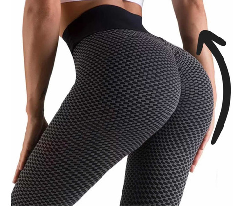 Leggins Deportivos Gym Casual Licra Sexy Levanta Pompa Bk Tñ