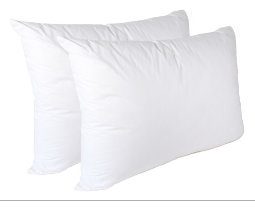 Soñaré Cubre Colchón Individual + Dúo Almohada Zipper Blanco Liso Individual