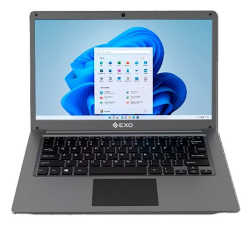 Notebook EXO Smart T40S gris 14", Intel Celeron N4020  4GB de RAM 64TB HDD 256GB SSD, Intel HD Graphics 600 60 Hz 1366x768px FreeDOS