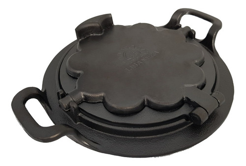 Imagem 1 de 2 de Forma Pra Fazer Waffle Alça Ferro Fundido Fogão A Lenha 24cm