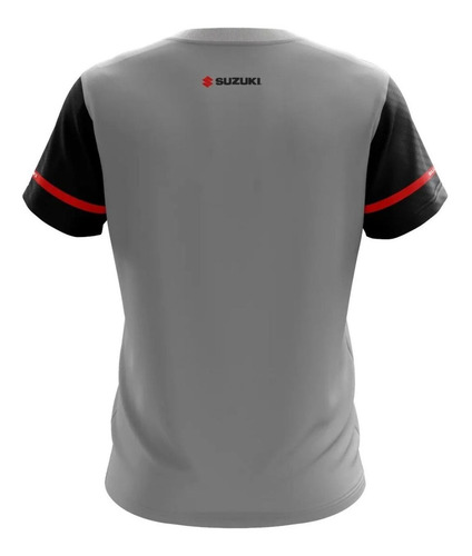 Imagem 2 de 3 de Camiseta Suzuki Casual 03 Brk Motociclismo 50+ Uv