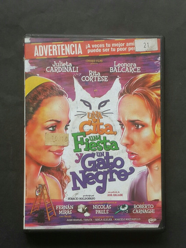 Una Cita, Una Fiesta Y Un Gato Negro - Dvd Orig - Germanes