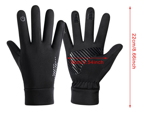 Guantes De Invierno Suaves Y Gruesos, Cálidas Para Correr,