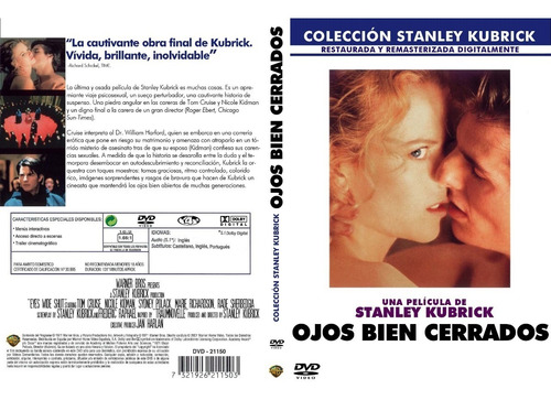 Ojos Bien Cerrados - Tom Cruise - Nicole Kidman - Dvd