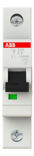 Termica Interruptor Termomagnético Abb Unipolar 2a 6ka C