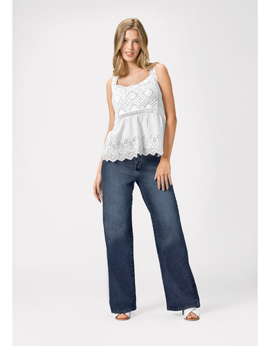Pantalon Mezclilla Mujer Jeans Dama Andrea 3294925