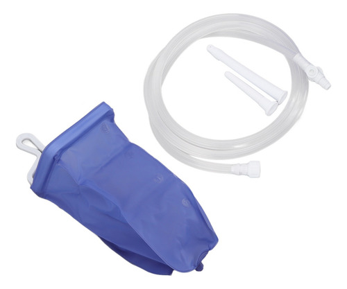 Kit De Bolsas Para Enema, 2 Litros, Plegable, Portátil, Para