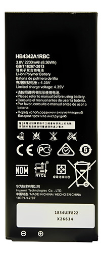 Batería Pila Para Telefono Huawei Y6