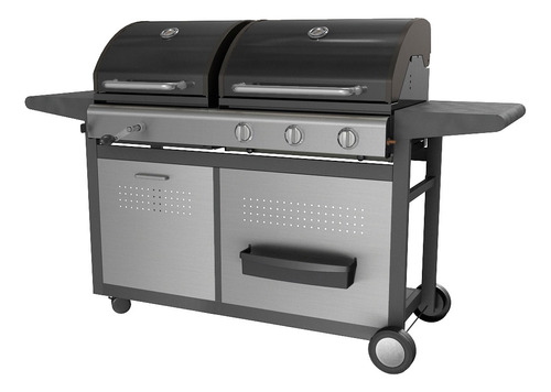 Parrilla Gas Bram-metal Dual Gas / Carbon 