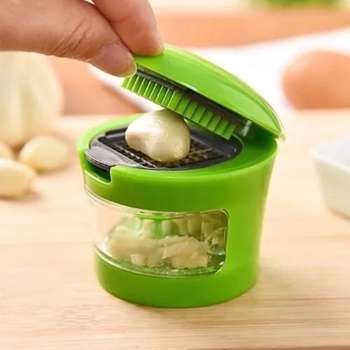 Cortador Manual De Ajo Y Jengibre Ralla Pica Práctico