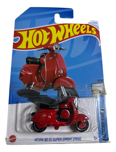 Hotwheels Vespa 90 Ss Súper Sprint 1966