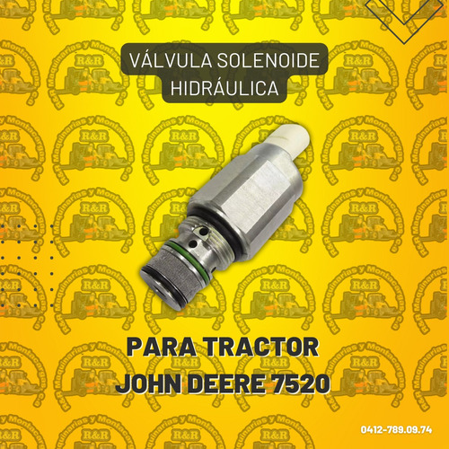 Válvula Solenoide Hidráulica Para Tractor John Deere 7520