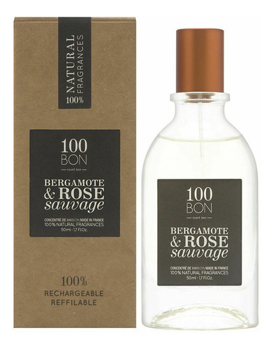 Edp 1.69 Onzas Bergamote Rose Sauvage Por 100 Bon Unisex