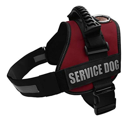 Arnes De Chaleco Para Perros De Servicio Albcorp - Reflecta