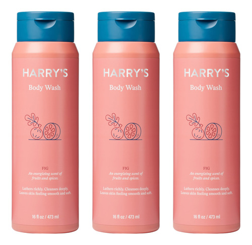 Harry's Gel De Ducha Para Hombre - Higo De 16 Onzas Liquidas