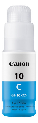 Botella De Tinta Canon Gi-10 Cyan