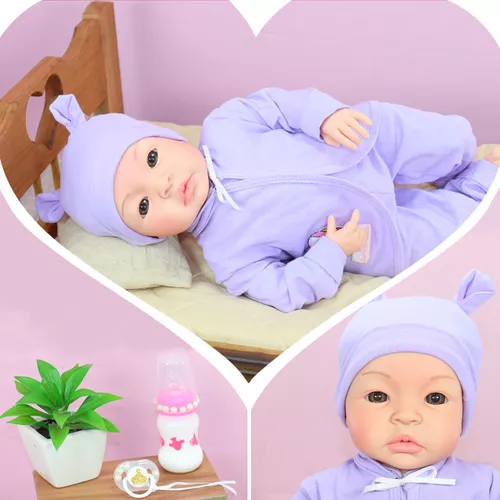 Boneca Bebê Reborn Silicone Tatá Menina Pagão Roupinha Rosa - ShopJJ -  Brinquedos, Bebe Reborn e Utilidades