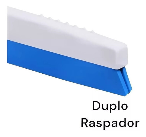 Kit 02x Rodo 40 Cm Sem Cabo Duplo Limpeza Secador Multiuso